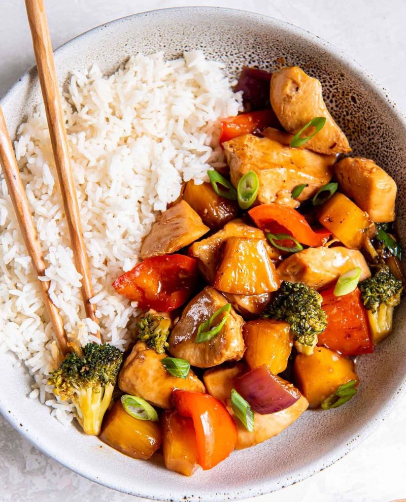 Teriyaki Pineapple Chicken Bake