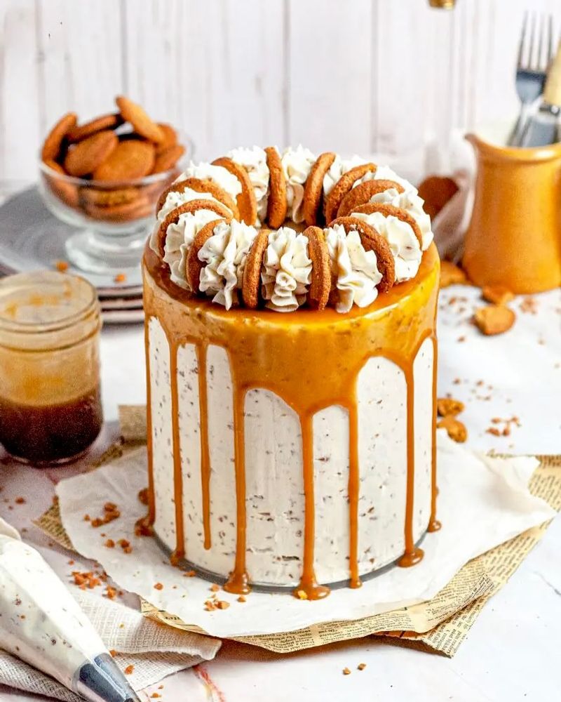 Toffee Caramel Layer Cake