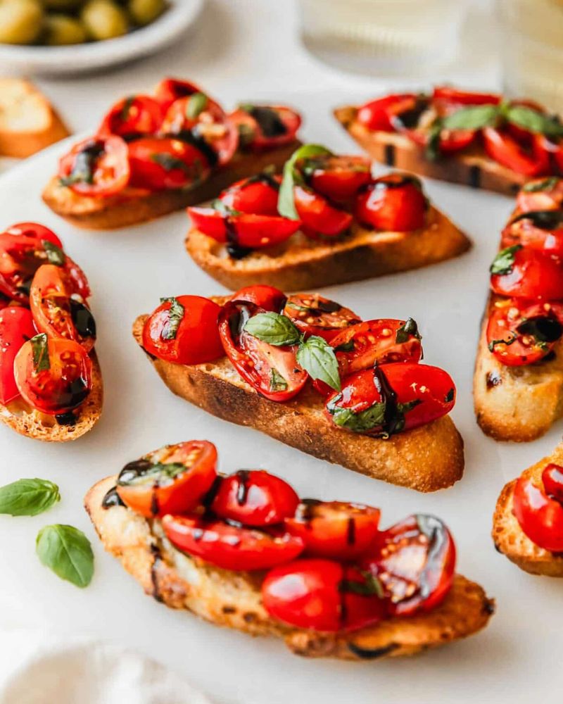 Tomato and Basil Bruschetta
