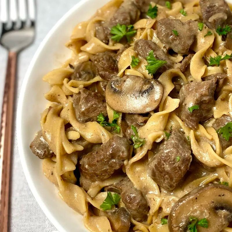 Traditional Beef Stroganoff