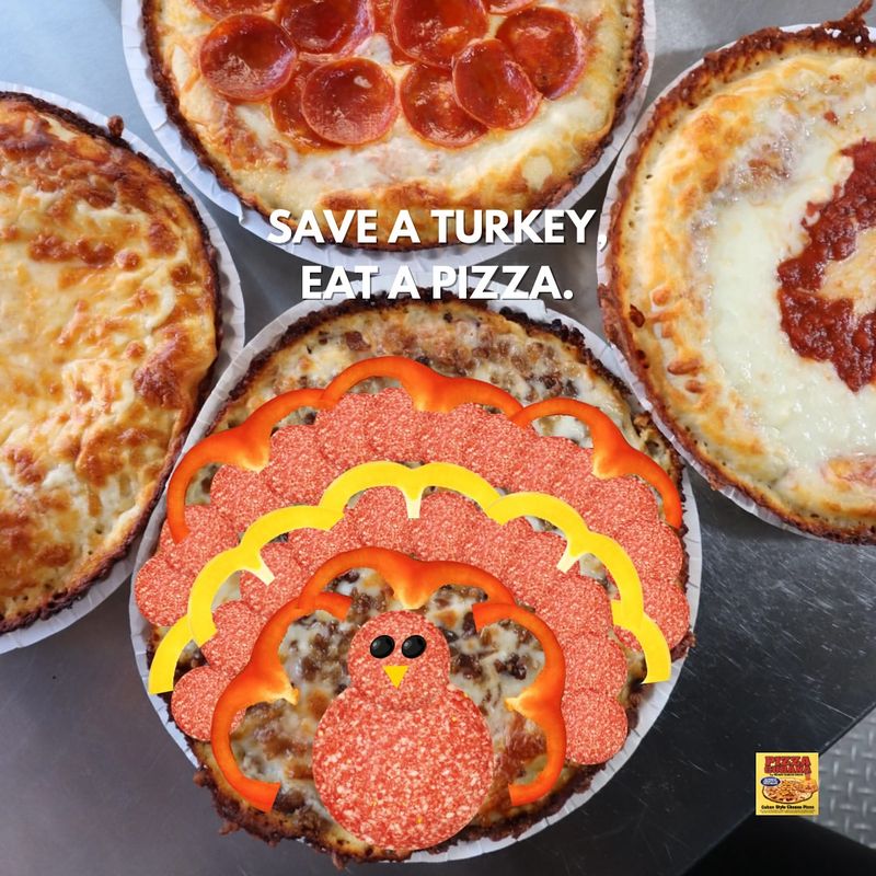 Turkey-Shaped Pizza