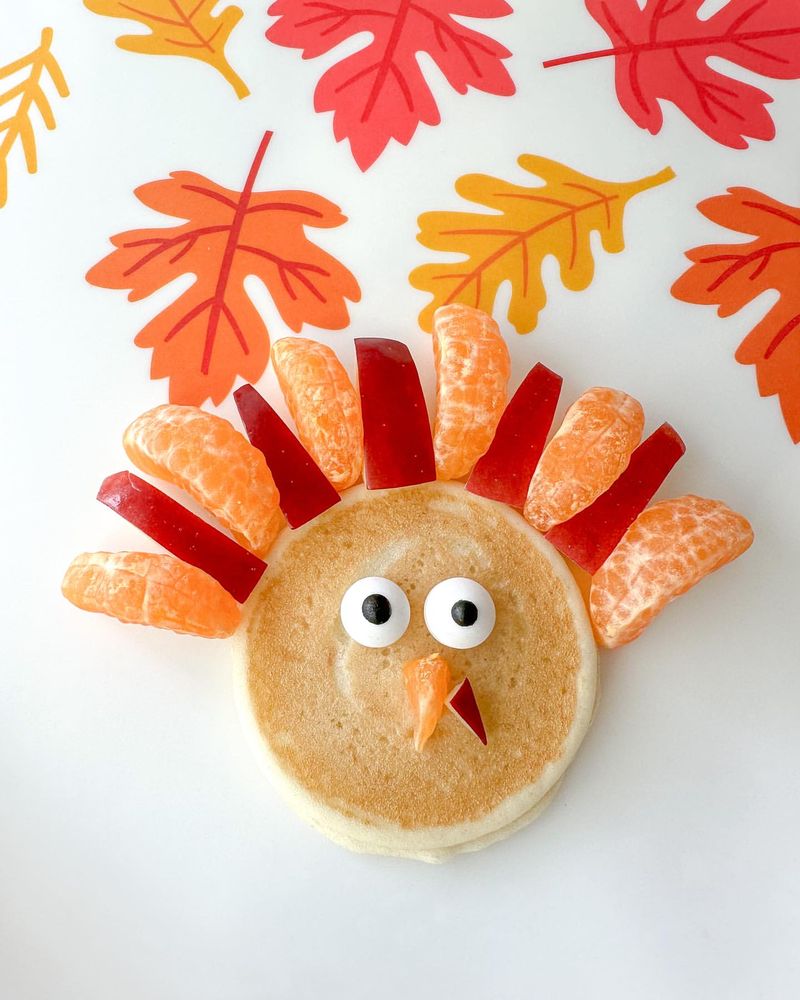 Turkey Themed Pancakes