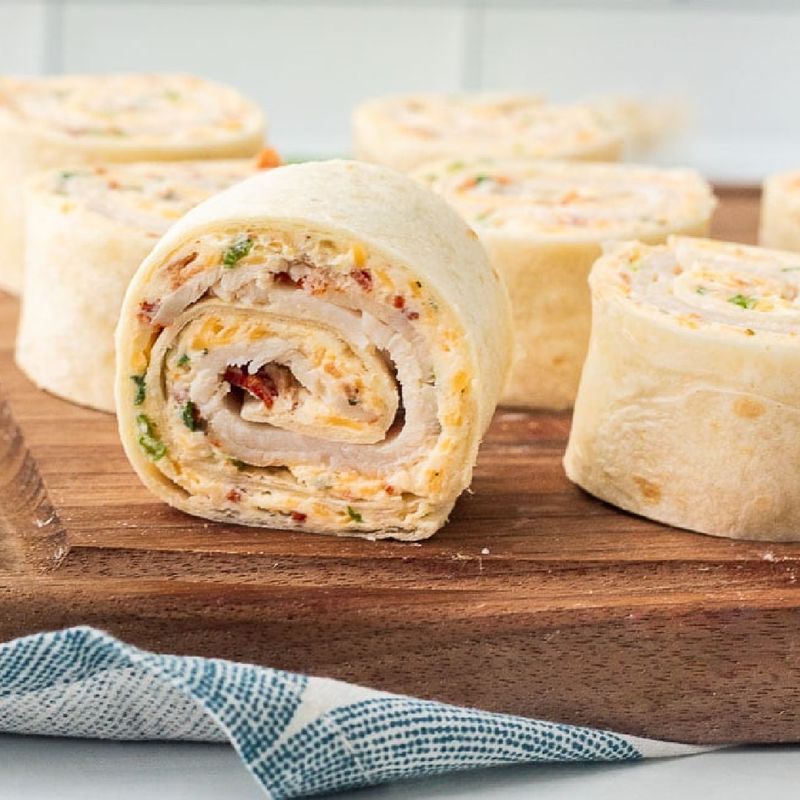Turkey and Cheese Roll-Ups