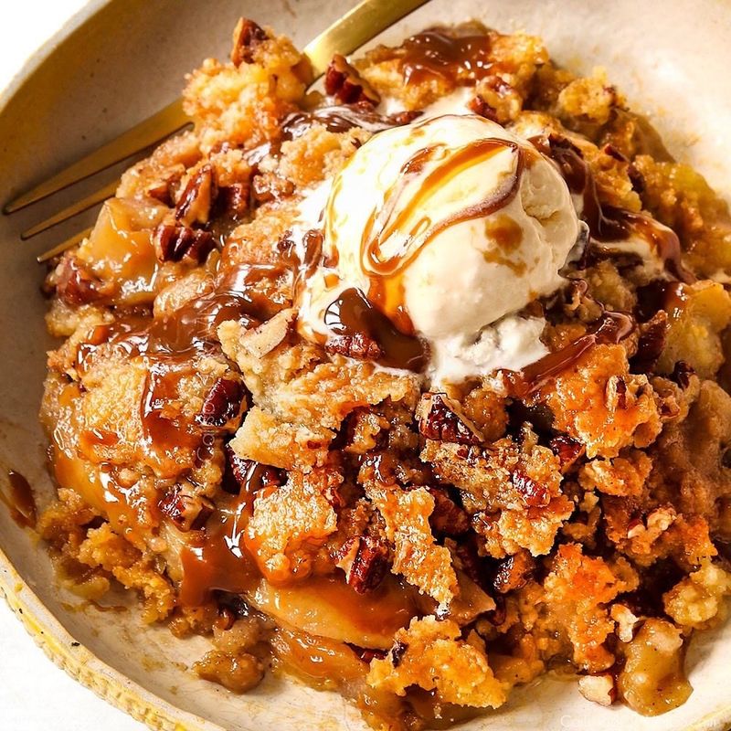 Caramel Apple Crisp