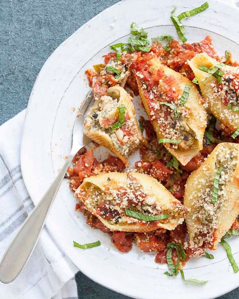 Vegan Stuffed Shells