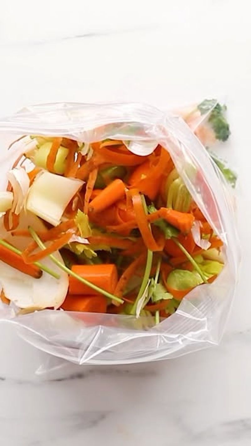 Vegetable Stock from Scraps