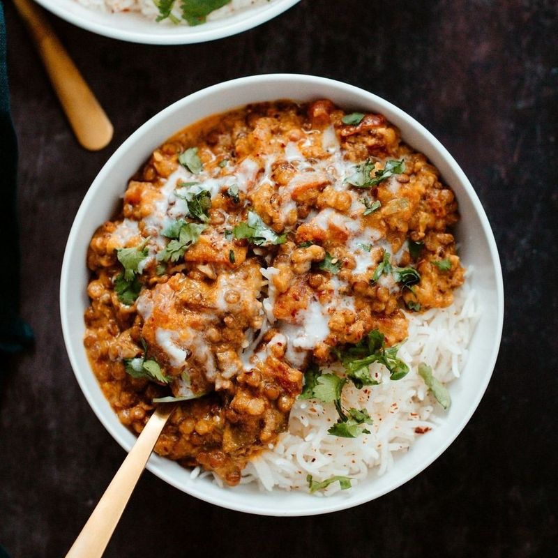 Vegetarian Curry with Lentils