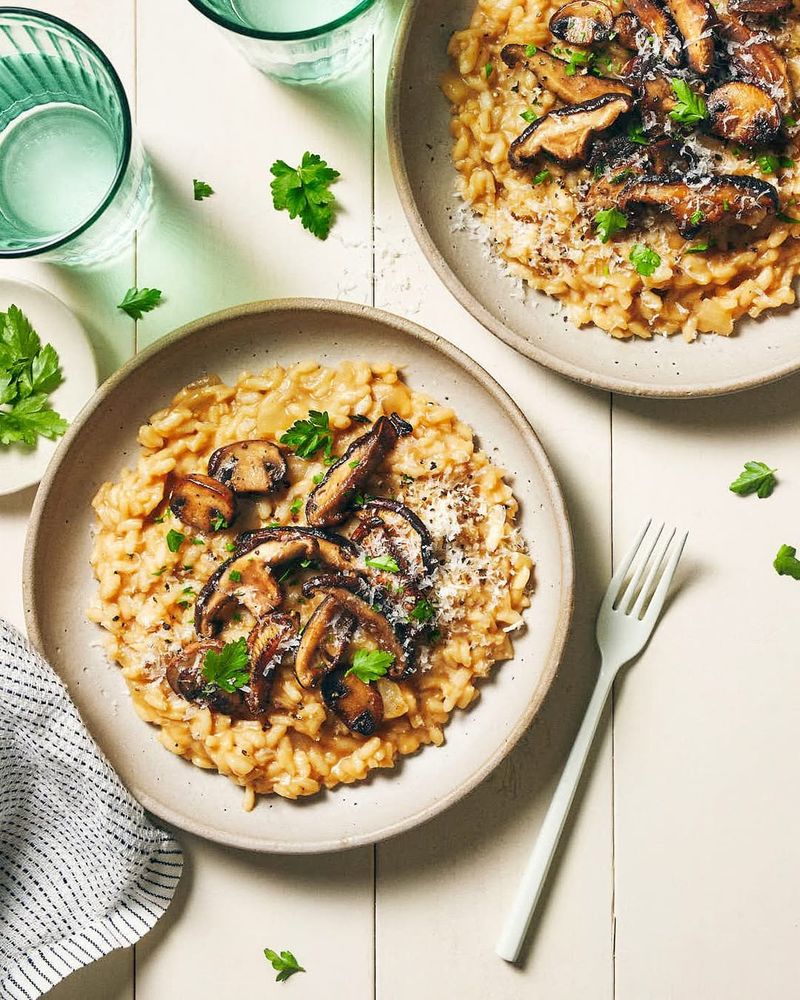 Velvety Mushroom Risotto