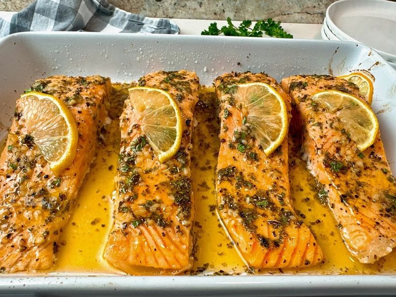 Zesty Lemon Garlic Salmon