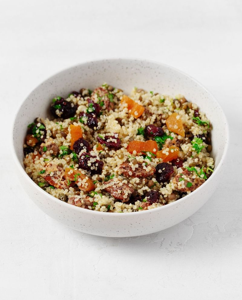 Zesty Lentil Quinoa Bowl