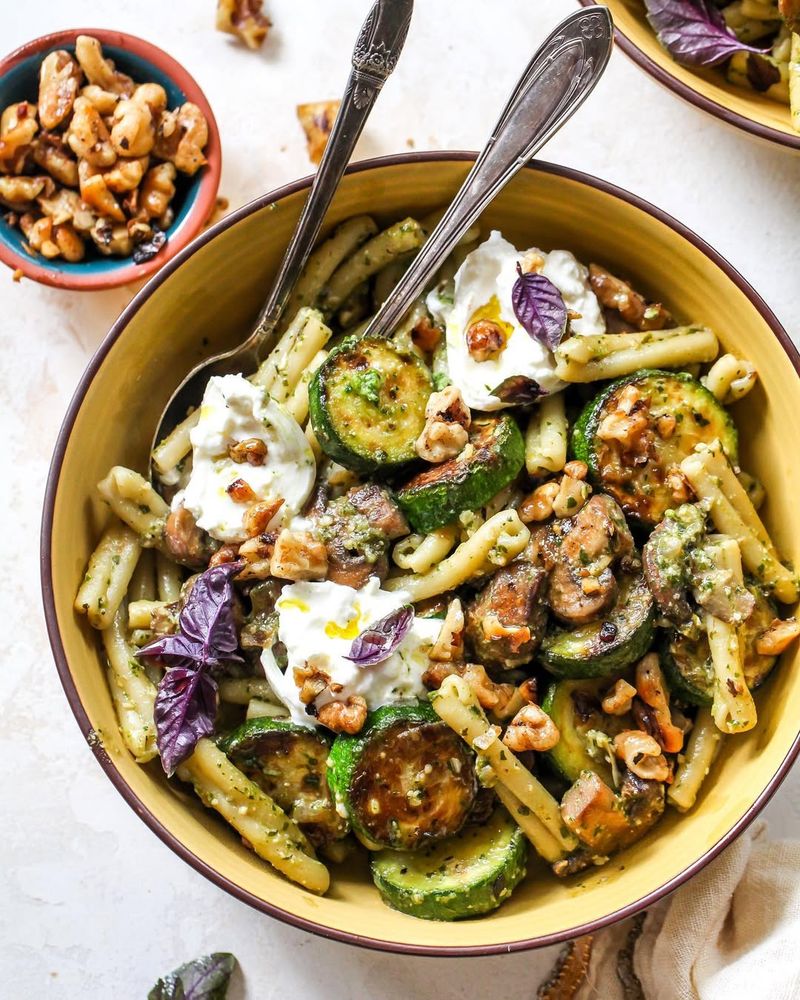 Zucchini Noodles with Pesto