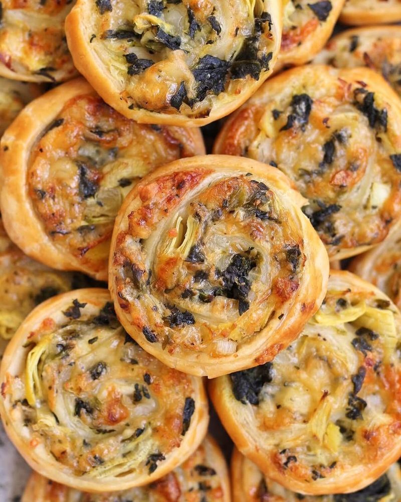 Spinach And Feta Swirls