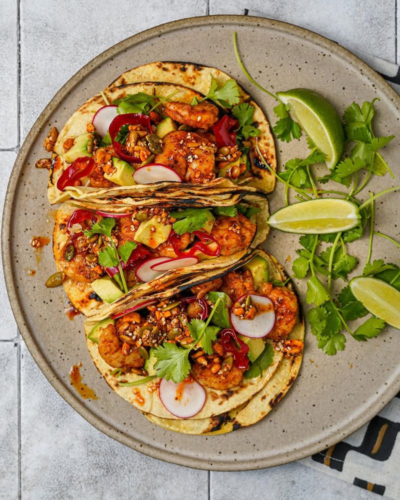 Spicy Shrimp Tacos