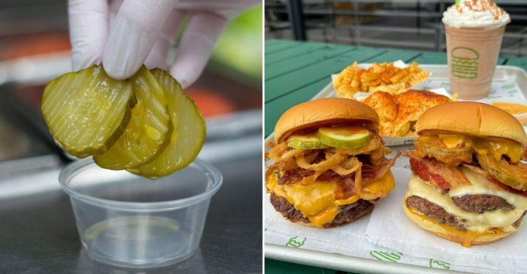 pickles from different fast food chains