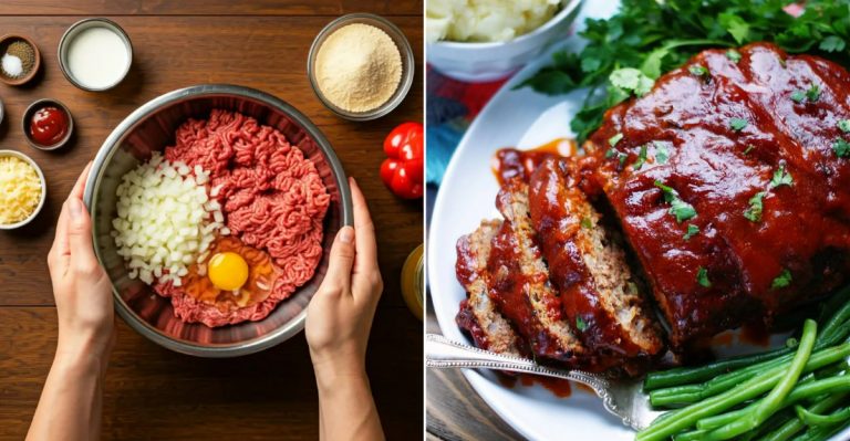 meatloaf preparation stages