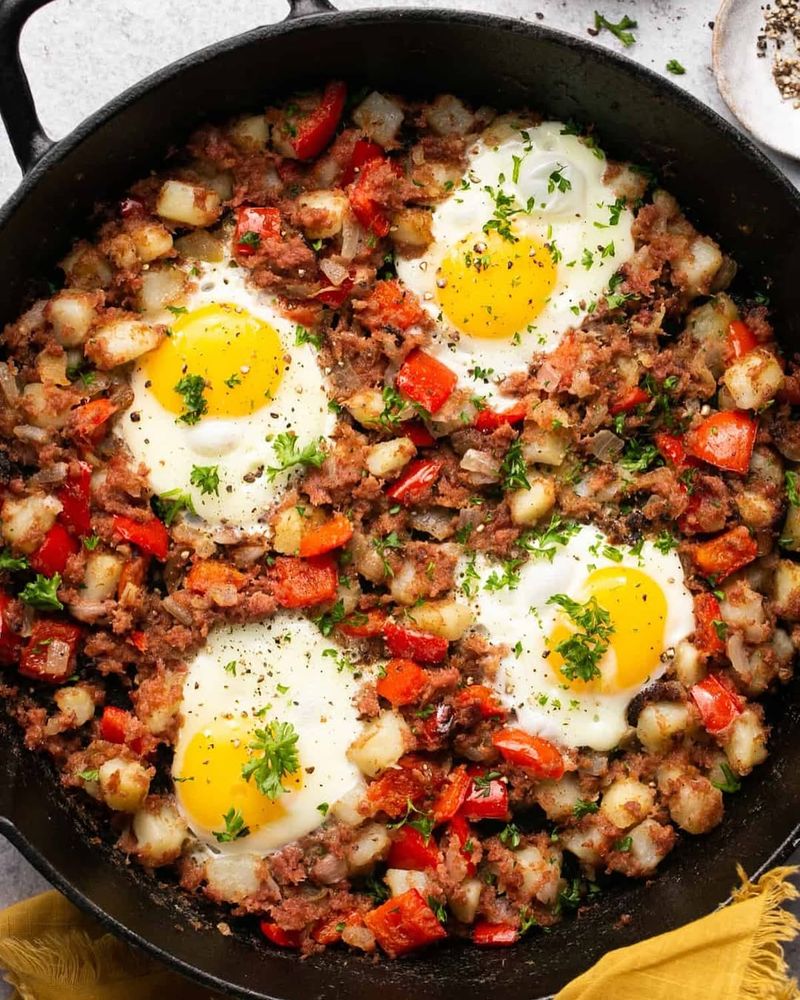 Corned Beef Hash With Crispy Potatoes