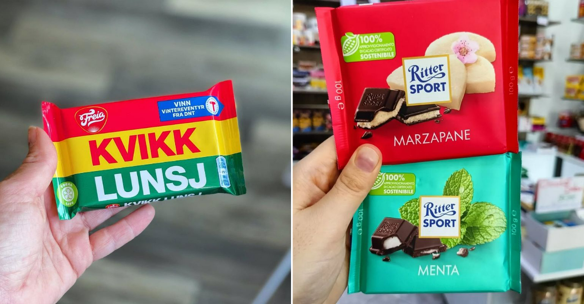 European candy bars that satisfy