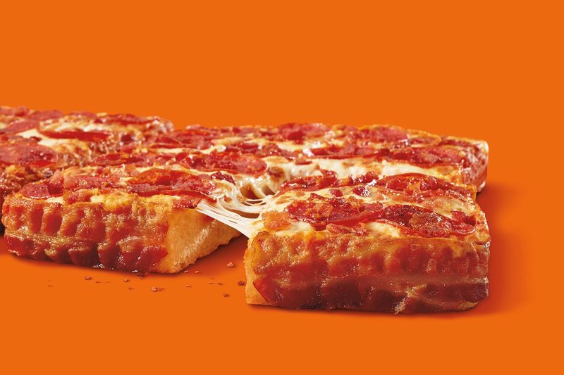 Bacon Wrapped Deep!Deep! Dish Pizza