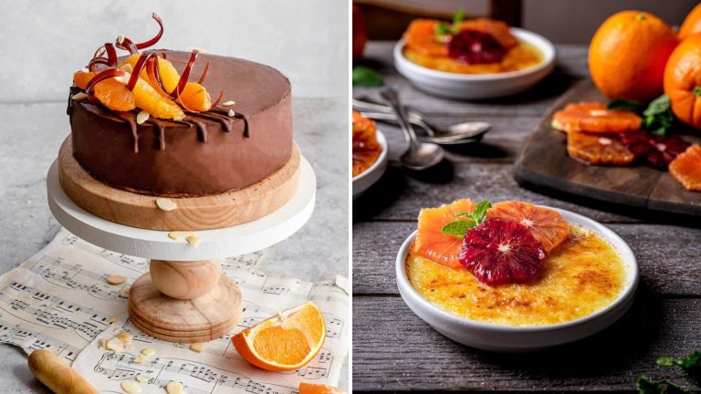 orange desserts