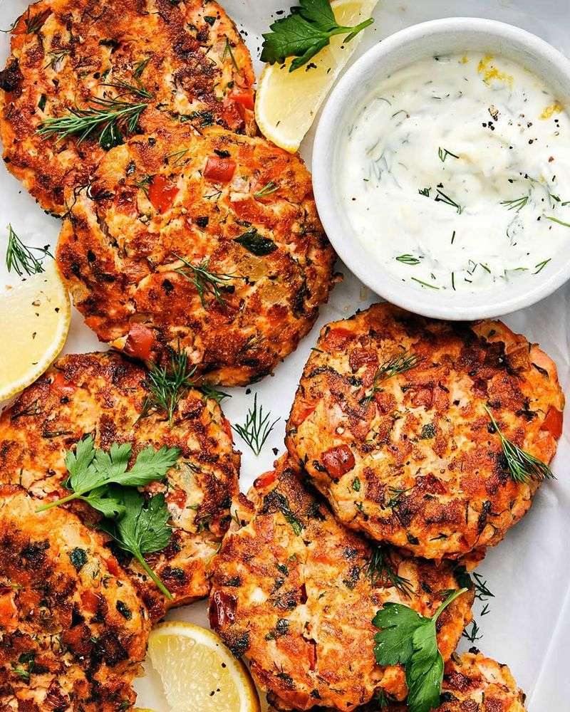 Savory Salmon Cakes