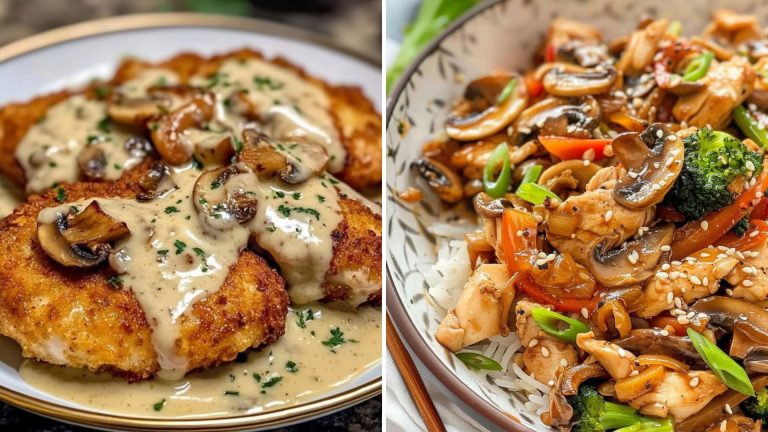 chicken and mushroom recipes
