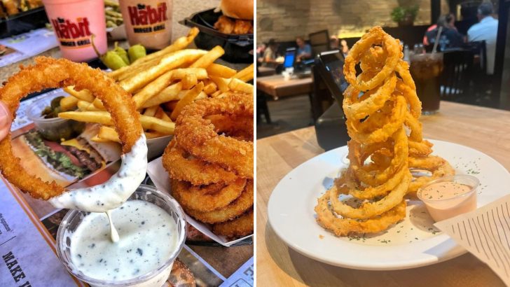 8 Chains Serving Hand-Battered Onion Rings (No Frozen Ones Here)