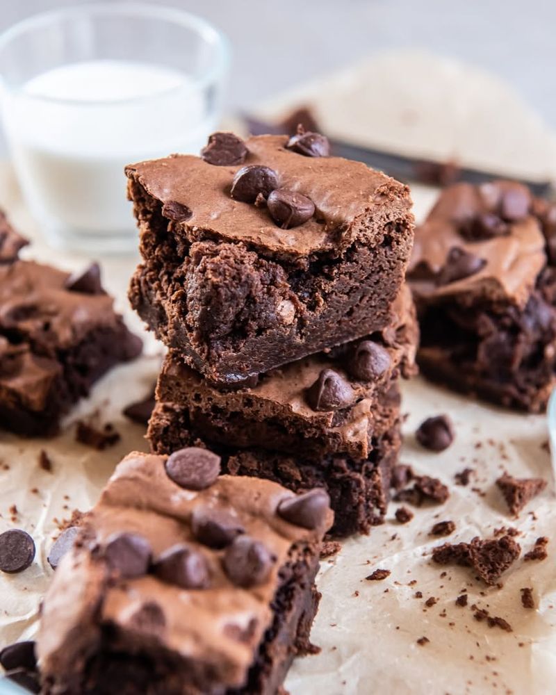 Gooey Air Fryer Brownies