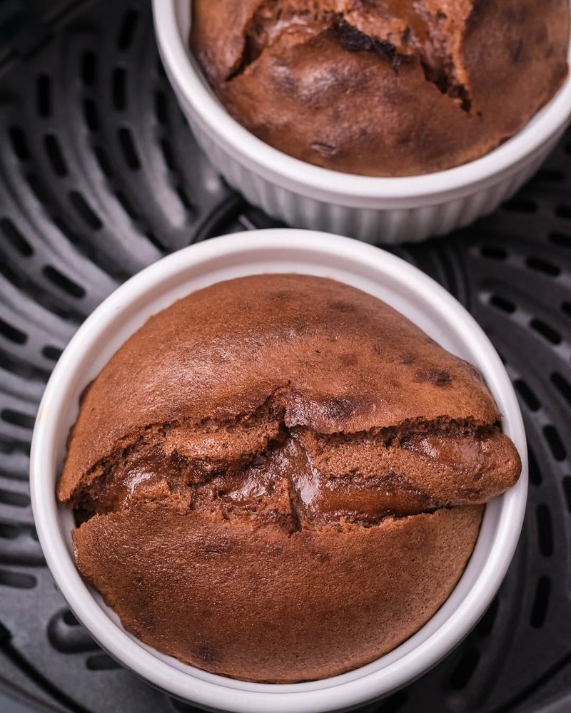Air Fryer Chocolate Lava Cakes
