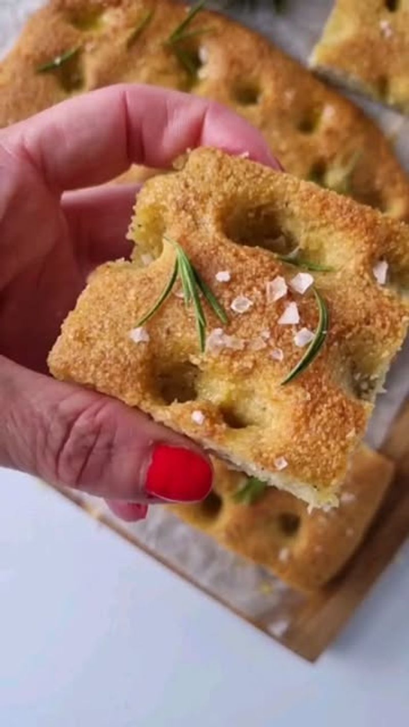 Almond Flour Focaccia