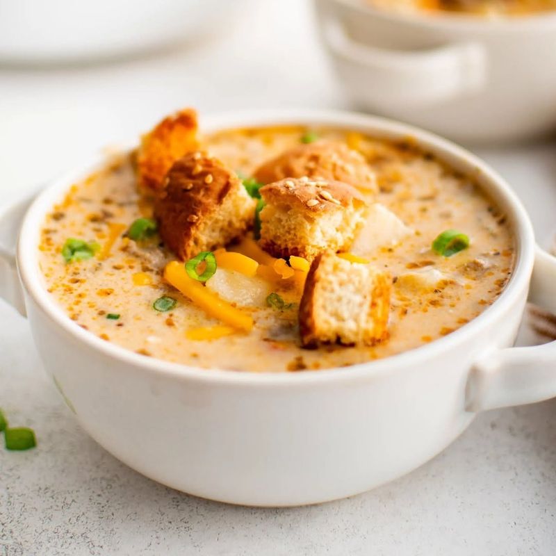 Cheeseburger Soup