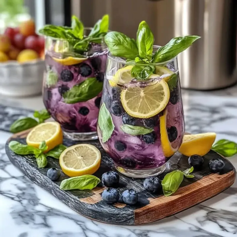 Berry Basil Lemonade