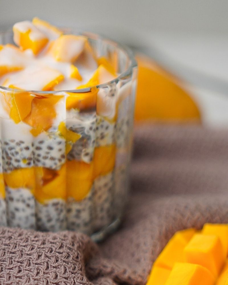 Mango And Chia Seed Pudding