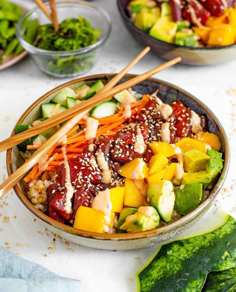 Grilled Tempeh With Watermelon Salsa