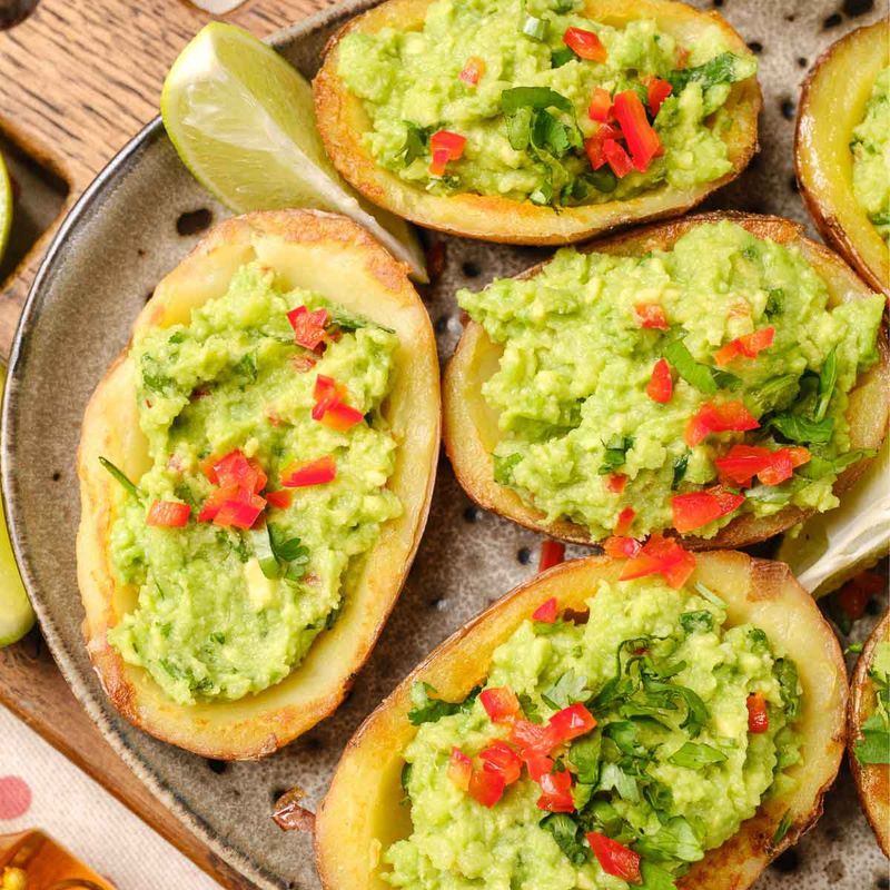 Guacamole Deviled Potatoes