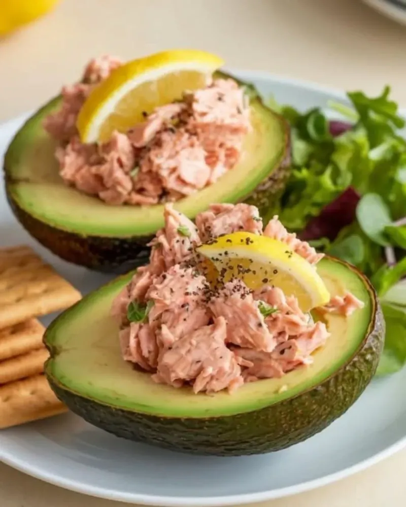Stuffed Avocados With Tuna Salad
