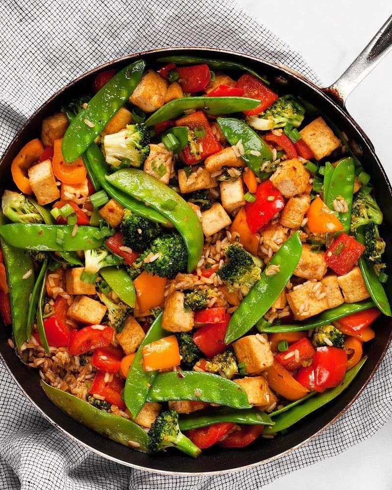 Vegetable And Tofu Stir-Fry