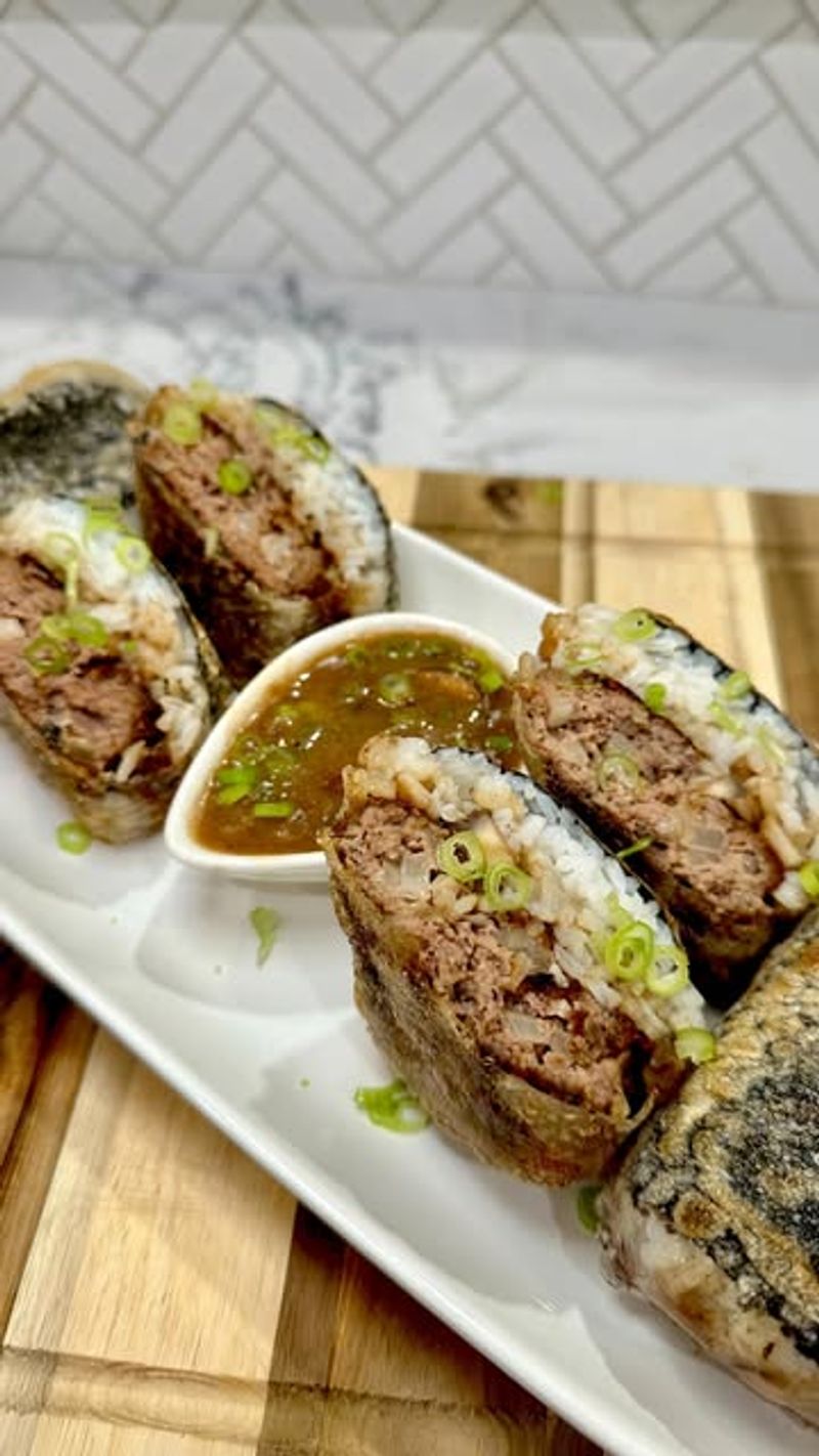 Ground Beef Sushi Roll