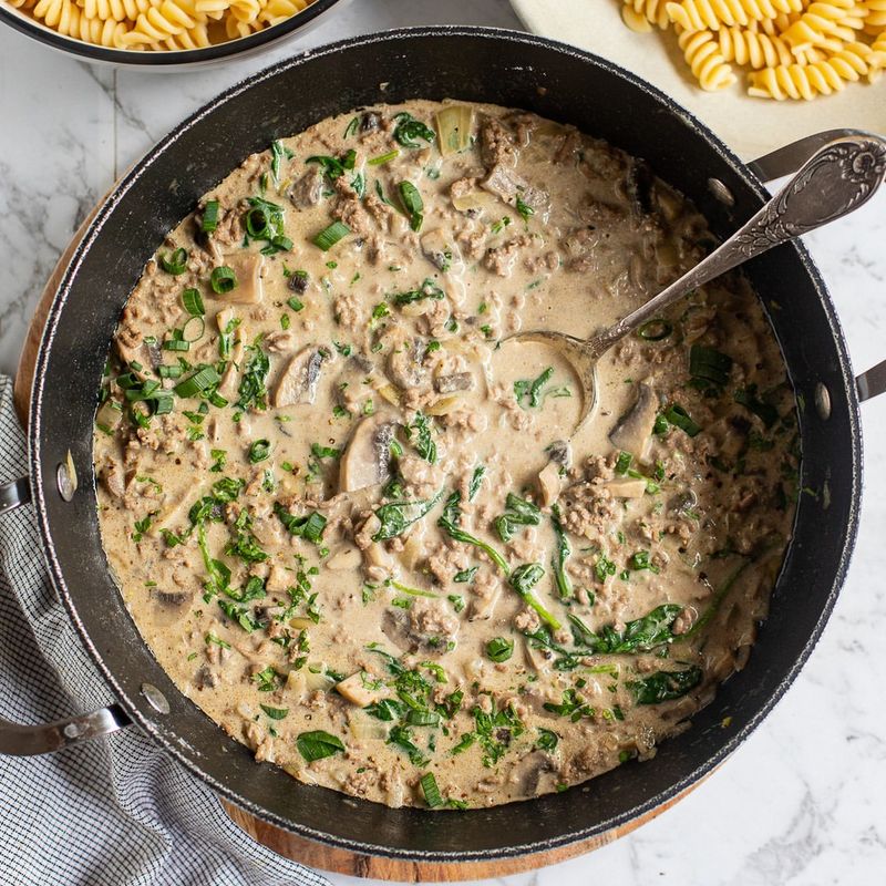 Beef and Mushroom Stroganoff