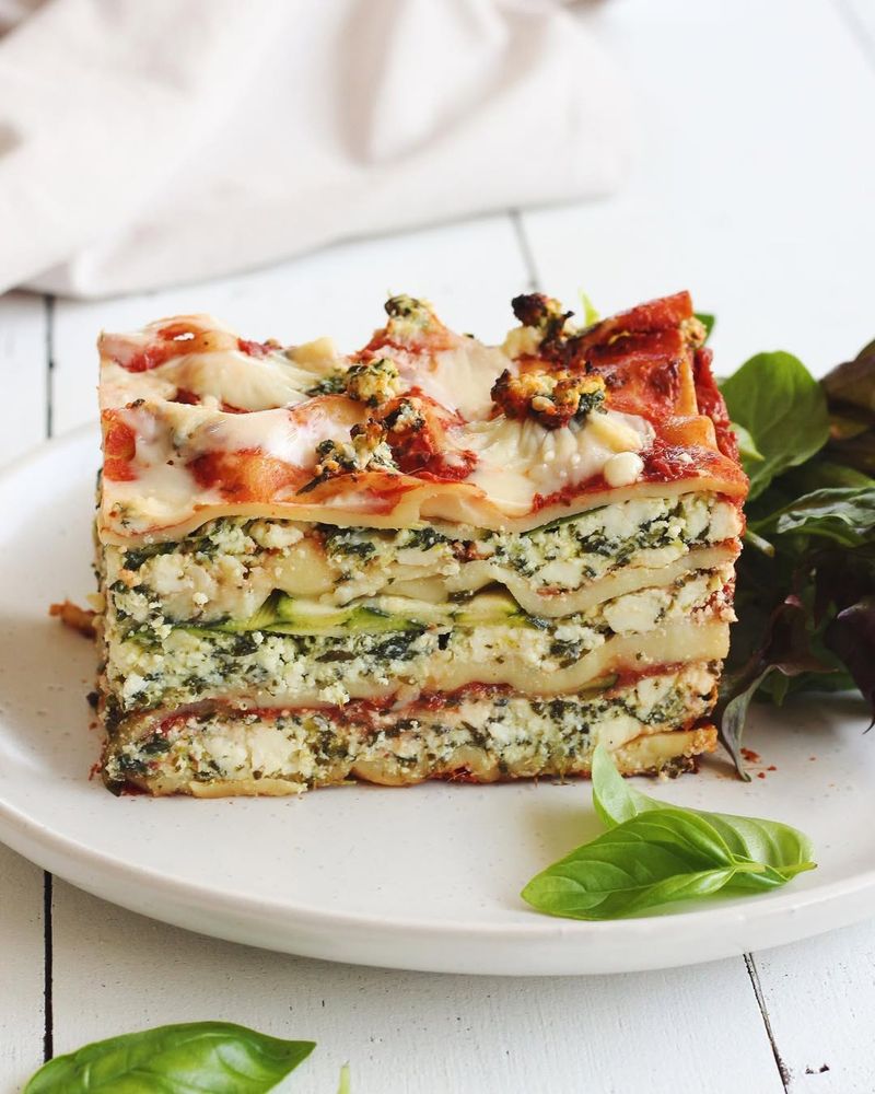 Spinach And Cheese Lasagna