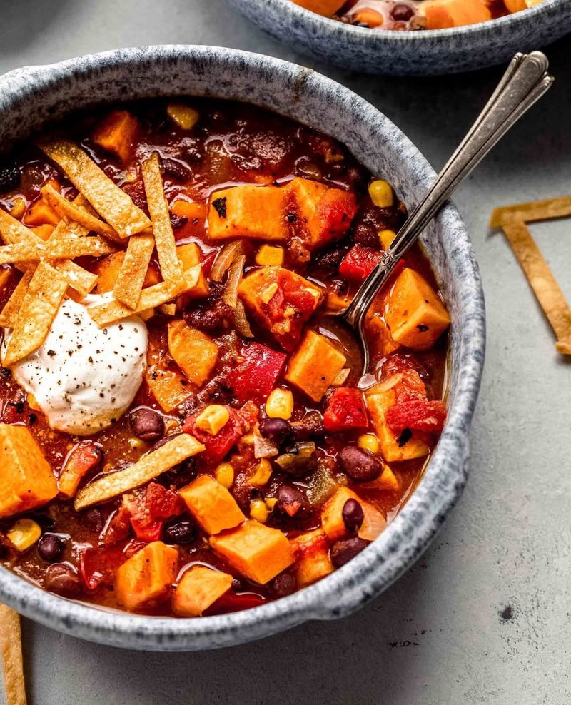 Sweet Potato & Black Bean Chili