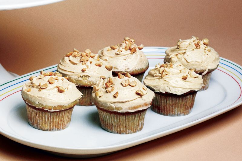 Peanut Butter Banana Cupcakes