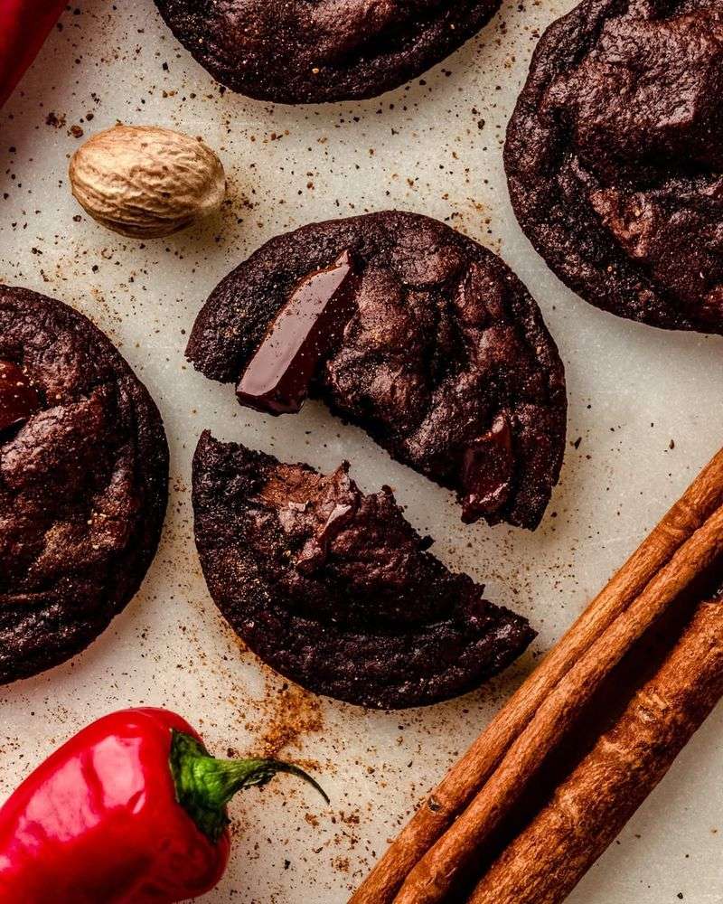 Chili Chocolate Spice Cookies