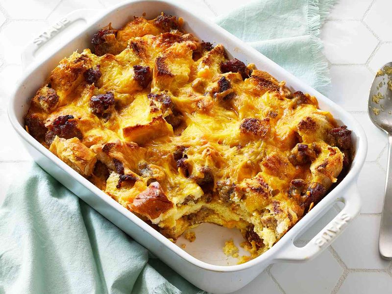 Sweet and Savory Breakfast Strata