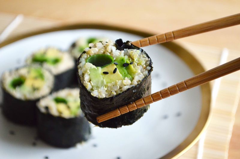 Breakfast Sushi With Quinoa