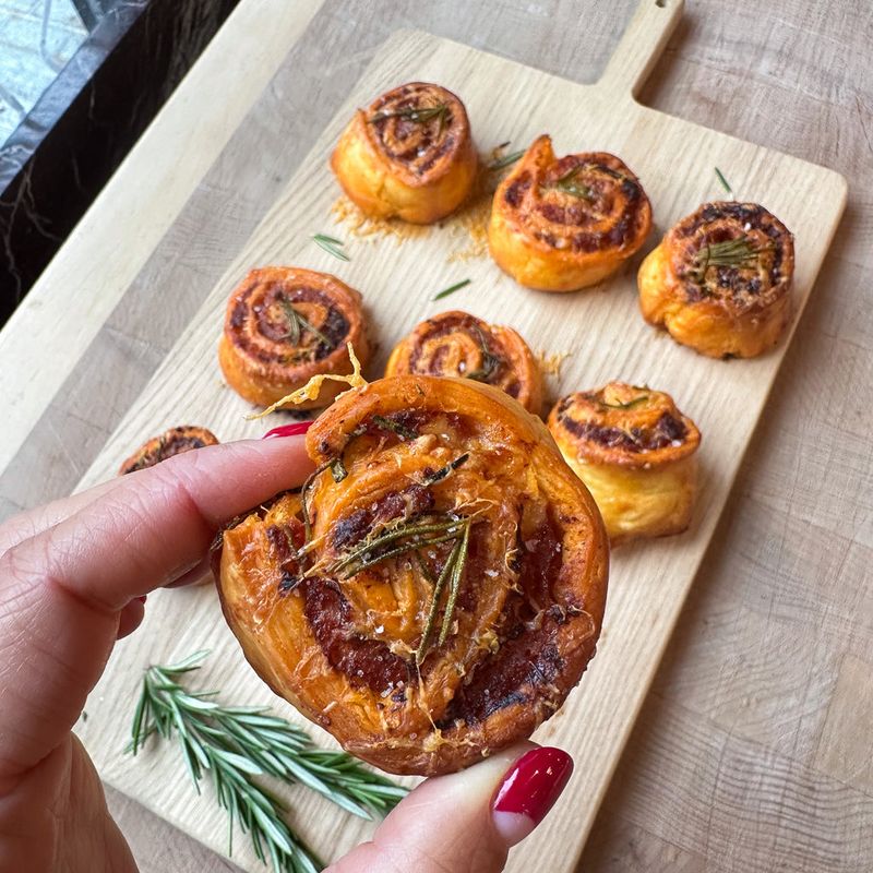 Chorizo And Manchego Pinwheels