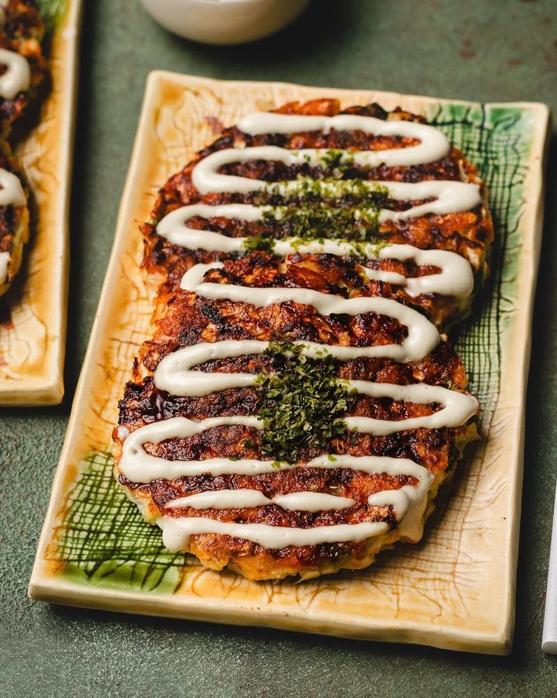 Spicy Seaweed And Tofu Pancakes
