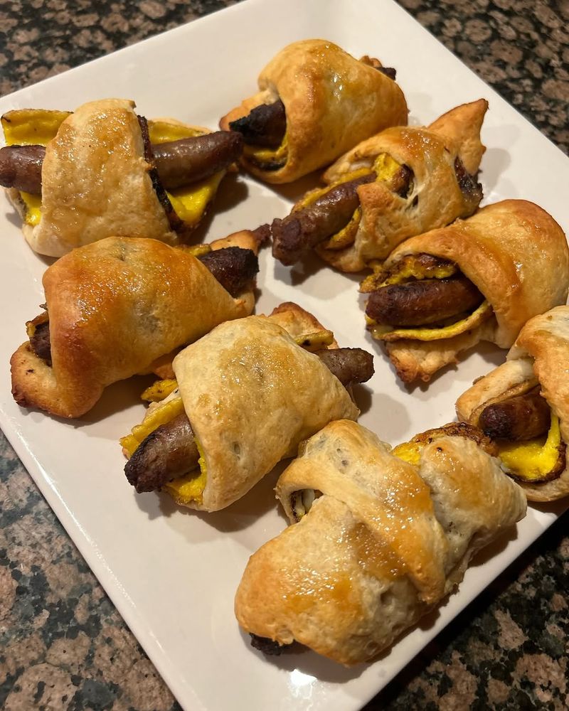 Sausage And Egg Crescents