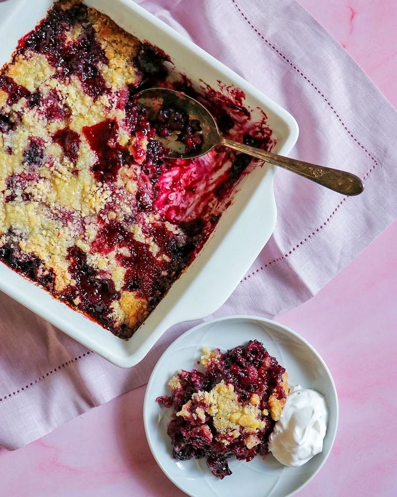 Wild Blackberry Cobbler