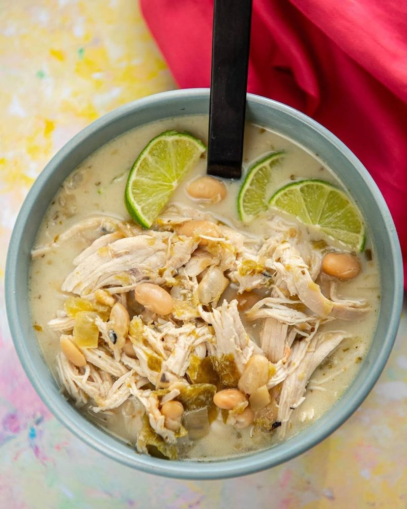 Slow Cooker White Chicken Chili