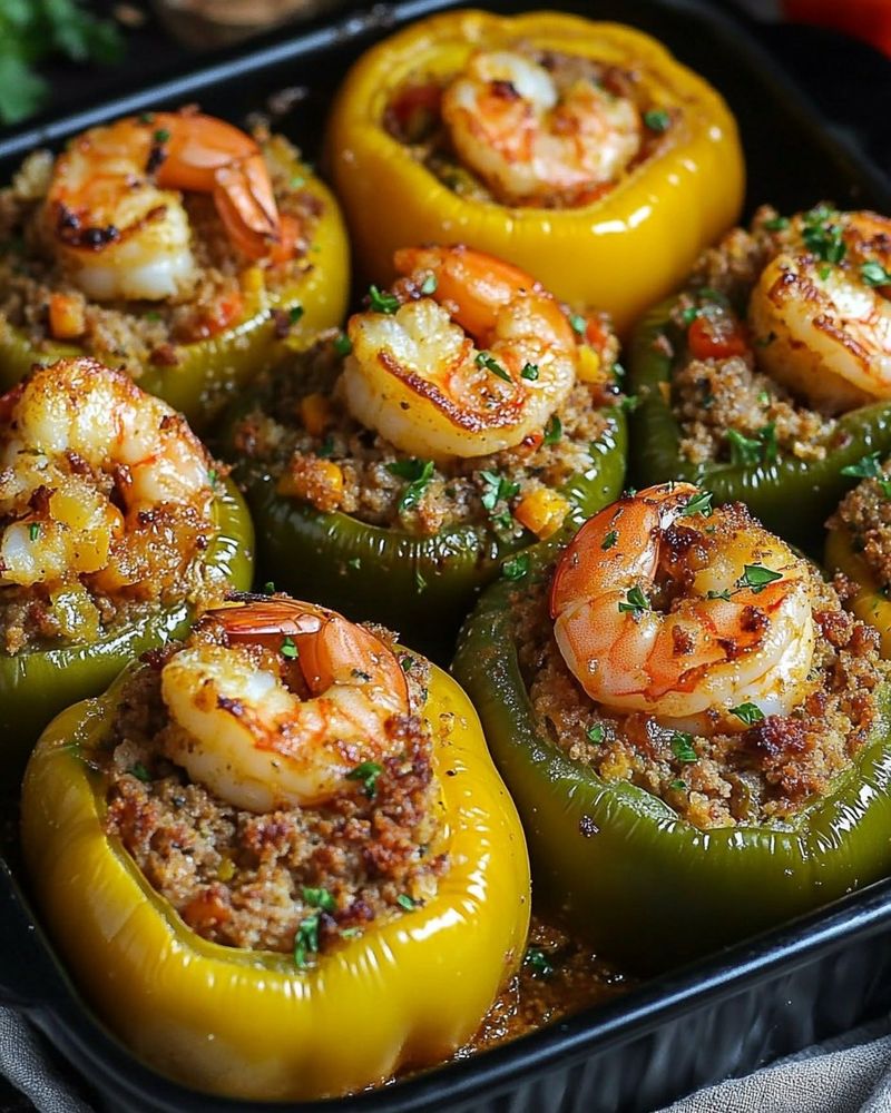 Cajun Stuffed Peppers